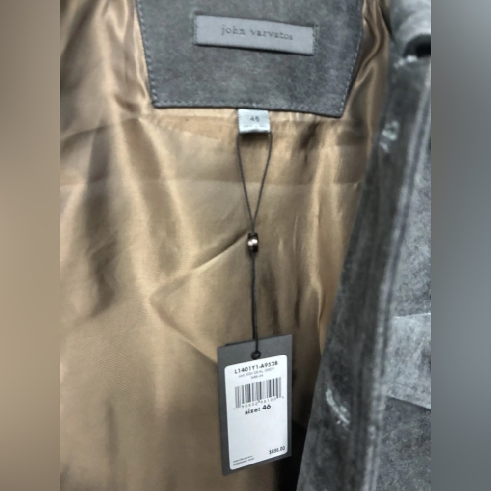 $698 NWT Brand New John Varvatos Andrew Trucker Jacket EU 46 USA 36 - Picture 12 of 12